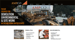 Desktop Screenshot of ampcocontracting.com